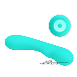 PRETTY LOVE - PRESCOTT WIEDERAUFLADBARER VIBRATOR AQUA GREEN – Produktansicht 6