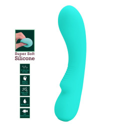 PRETTY LOVE - PRESCOTT WIEDERAUFLADBARER VIBRATOR AQUA GREEN – Produktansicht 7