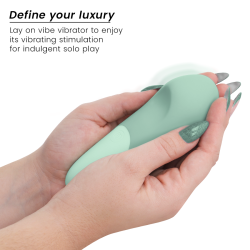 WOMANIZER - VIBE LAY-ON SILENT VIBRATOR SAGE – Produktansicht 3