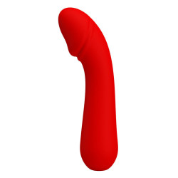 PRETTY LOVE - CETUS WIEDERAUFLADBARER VIBRATOR ROT – Produktansicht 2