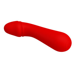 PRETTY LOVE - CETUS WIEDERAUFLADBARER VIBRATOR ROT – Produktansicht 4