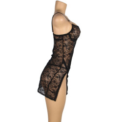 SUBBLIME - 954185 SPITZEN-BABYDOLL MIT VERSTELLBAREN TRÄGERN SCHWARZ S/M – Produktansicht 5
