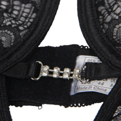 SUBBLIME - 954185 SPITZEN-BABYDOLL MIT VERSTELLBAREN TRÄGERN SCHWARZ S/M – Produktansicht 10