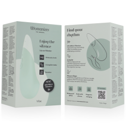 WOMANIZER - VIBE LAY-ON SILENT VIBRATOR SAGE – Produktansicht 7