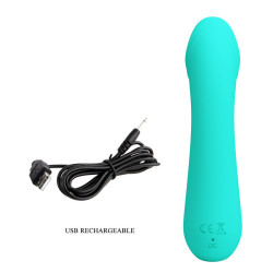 PRETTY LOVE - CETUS WIEDERAUFLADBARER VIBRATOR AQUA GREEN – Produktansicht 8