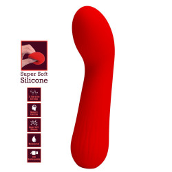 PRETTY LOVE - FAUN WIEDERAUFLADBARER VIBRATOR ROT – Produktansicht 7
