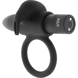BLACK&SILVER - BURTON RING 10 VIBRATIONSMODI SCHWARZ – Produktansicht 2