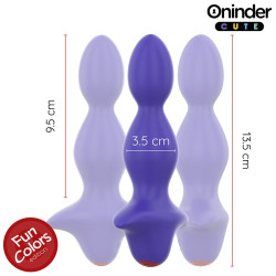 ONINDER CUTE - LOVE BUTT VIBRIERENDER ANALPLUG-DILATATOR - KOSTENLOSE WELTWEITE APP – Produktansicht 3