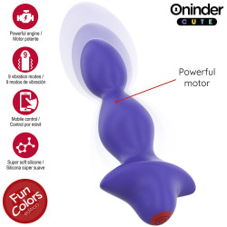 ONINDER CUTE - LOVE BUTT VIBRIERENDER ANALPLUG-DILATATOR - KOSTENLOSE WELTWEITE APP – Produktansicht 5