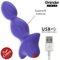 ONINDER CUTE - LOVE BUTT VIBRIERENDER ANALPLUG-DILATATOR - KOSTENLOSE WELTWEITE APP – Produktansicht 6