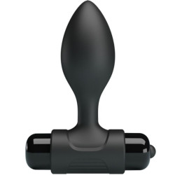PRETTY LOVE - VIBRA BUTT 10 VIBRATIONEN ANALSTECKER SCHWARZ – Produktansicht 2