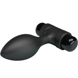 PRETTY LOVE - VIBRA BUTT 10 VIBRATIONEN ANALSTECKER SCHWARZ – Produktansicht 3