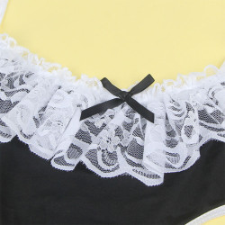 SUBBLIME - 954307 SEXY ZOFENKOSTÜM SCHWARZ/WEISS S/M – Produktansicht 5