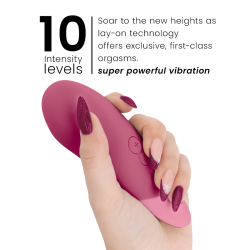 WOMANIZER - VIBE LAY-ON SILENT VIBRATOR DUSKY PINK – Produktansicht 5