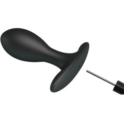 PRETTY LOVE - AUFBLASBARER ANALSTECKER SCHWARZ – Produktansicht 3