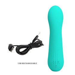 PRETTY LOVE - FAUN WIEDERAUFLADBARER VIBRATOR AQUAGRÜN – Produktansicht 8