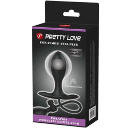 PRETTY LOVE - AUFBLASBARER ANALSTECKER SCHWARZ – Produktansicht 7