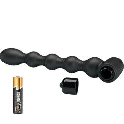 PRETTY LOVE - LYNN SILIKON ANAL PLUG 10 VIBRATIONEN SCHWARZ – Produktansicht 4