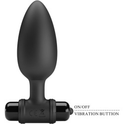 PRETTY LOVE - VIBRA BUTT PLUG 2 ANAL PLUG 10 VIBRATIONEN SCHWARZ – Produktansicht 4