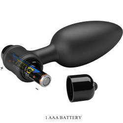 PRETTY LOVE - VIBRA BUTT PLUG 2 ANAL PLUG 10 VIBRATIONEN SCHWARZ – Produktansicht 5
