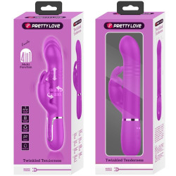 PRETTY LOVE - COALE RABBIT VIBRATOR PERLEN VIOLET – Produktansicht 10