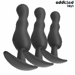ADDICTED TOYS - 3ER-SET ANALPLUG MODELL 1 – Produktansicht 2