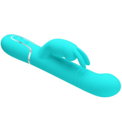 PRETTY LOVE - COALE RABBIT VIBRATOR PERLEN AQUAGRÜN – Produktansicht 3