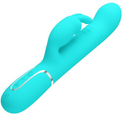 PRETTY LOVE - COALE RABBIT VIBRATOR PERLEN AQUAGRÜN – Produktansicht 4