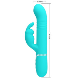 PRETTY LOVE - COALE RABBIT VIBRATOR PERLEN AQUAGRÜN – Produktansicht 7