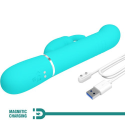 PRETTY LOVE - COALE RABBIT VIBRATOR PERLEN AQUAGRÜN – Produktansicht 9