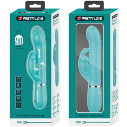 PRETTY LOVE - COALE RABBIT VIBRATOR PERLEN AQUAGRÜN – Produktansicht 10