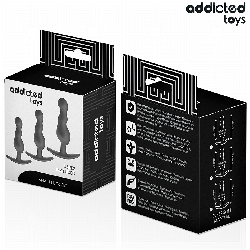 ADDICTED TOYS - 3ER-SET ANALPLUG MODELL 1 – Produktansicht 7