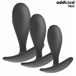 ADDICTED TOYS - 3ER-SET ANALPLUG MODELL 2 – Produktansicht 2