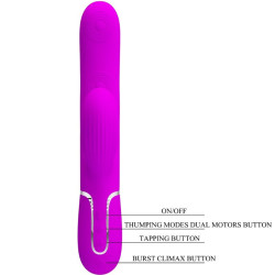 PRETTY LOVE - PERLITA MULTIFUNKTIONS-3-IN-1-G-SPOT-VIBRATOR VIOLETT – Produktansicht 8