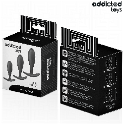 ADDICTED TOYS - 3ER-SET ANALPLUG MODELL 2 – Produktansicht 7