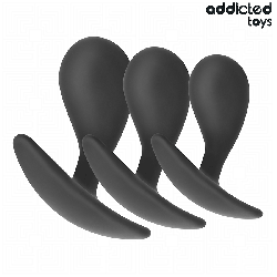 ADDICTED TOYS - 3ER-SET ANALPLUG MODELL 3 – Produktansicht 2