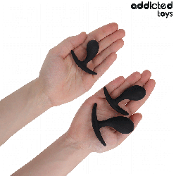 ADDICTED TOYS - 3ER-SET ANALPLUG MODELL 3 – Produktansicht 3