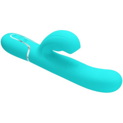 PRETTY LOVE - PERLITA MULTIFUNKTIONS-3-IN-1-G-PUNKT-VIBRATOR AQUA GRÜN – Produktansicht 6