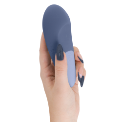 WOMANIZER - VIBE LAY-ON SILENT VIBRATOR DUNKELBLAU – Produktansicht 4
