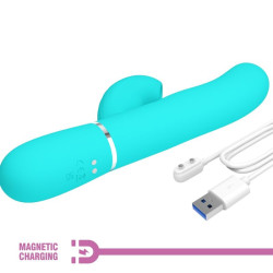 PRETTY LOVE - PERLITA MULTIFUNKTIONS-3-IN-1-G-PUNKT-VIBRATOR AQUA GRÜN – Produktansicht 9