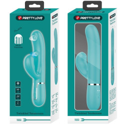 PRETTY LOVE - PERLITA MULTIFUNKTIONS-3-IN-1-G-PUNKT-VIBRATOR AQUA GRÜN – Produktansicht 11