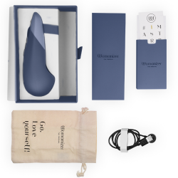 WOMANIZER - VIBE LAY-ON SILENT VIBRATOR DUNKELBLAU – Produktansicht 6
