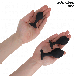 ADDICTED TOYS - 3ER-SET ANALPLUG MIT JUWEL – Produktansicht 5