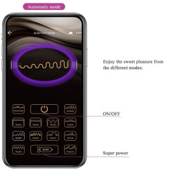 PRETTY LOVE - ETHAN WIEDERAUFLADBARER VIBRATOR LILA – Produktansicht 15