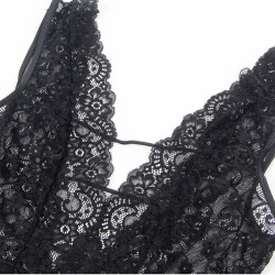 SUBBLIME - 954390 SEXY BODY MIT STRUMPFGÜRTEL SCHWARZ L/XL – Produktansicht 8