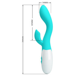 PRETTY LOVE - HELLIGER G-SPOT-VIBRATOR, AQUAGRÜN – Produktansicht 7