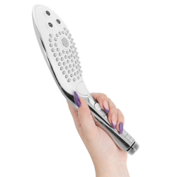 WOMANIZER - WAVE KLITORALSTIMULIERENDER DUSCHKOPF CHROM – Produktansicht 4