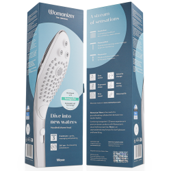 WOMANIZER - WAVE KLITORALSTIMULIERENDER DUSCHKOPF CHROM – Produktansicht 7