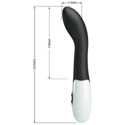 PRETTY LOVE - BISHOP G-SPOT VIBRATOR 30 MODI SCHWARZ – Produktansicht 7