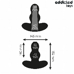 ADDICTED TOYS - HOHL ANAL PLUG GRÖSSE XXL 15,2 CM – Produktansicht 4